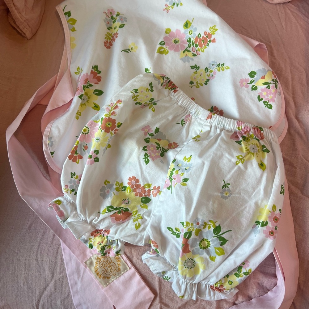 The Beaufort Bonnet Company Floral Kids Shorts Set